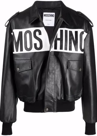 Moschino куртка с логотипом
