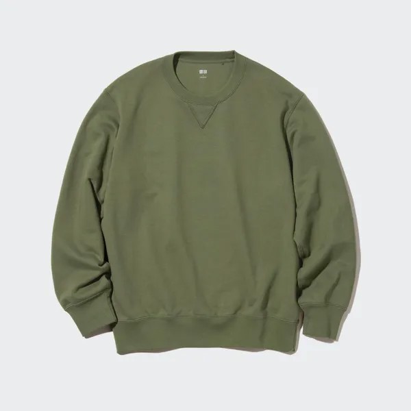 Лонгслив мужской UNIQLO 444966COL56 хаки 2XL (доставка из-за рубежа)