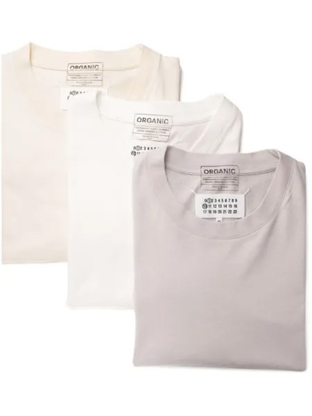 Maison Margiela комплект футболок, нейтральный цвет