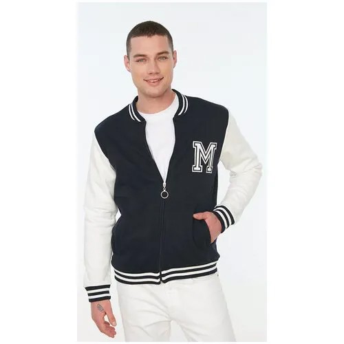 Кардиган TRENDYOL мужской, модель: TMNSS20MO0004, цвет: NAVY, размер: L