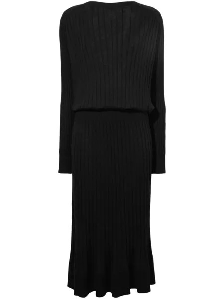 Proenza Schouler платье миди из трикотажного полотна Eden, черный