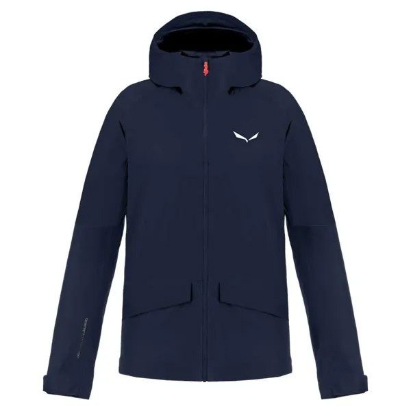 Куртка Salewa Puez Goretex 2-Layer Full Zip Rain, синий