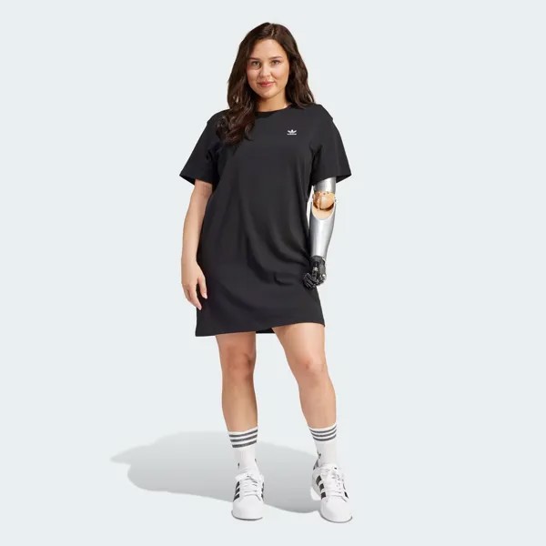 Платье-трилистник Adidas, цвет Black