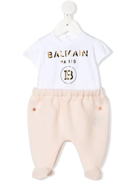 Balmain Kids пижама с логотипом