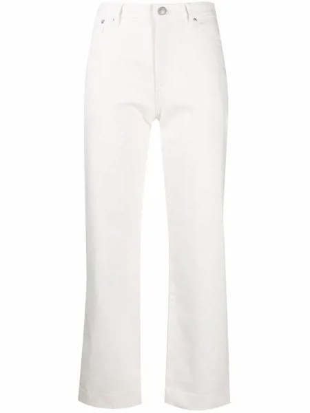 A.P.C. укороченные расклешенные джинсы