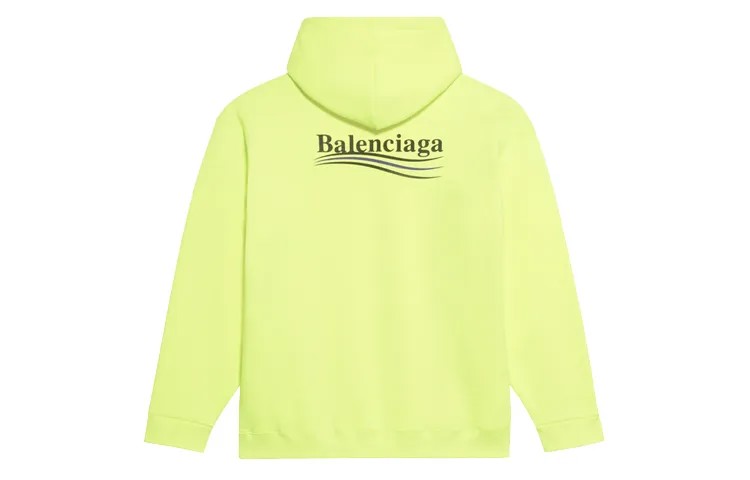 Мужской свитшот Balenciaga, цвет fluorescent yellow