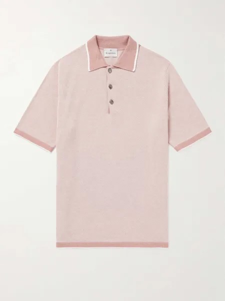 Рубашка-поло из хлопкового пике Kingsman, розовый