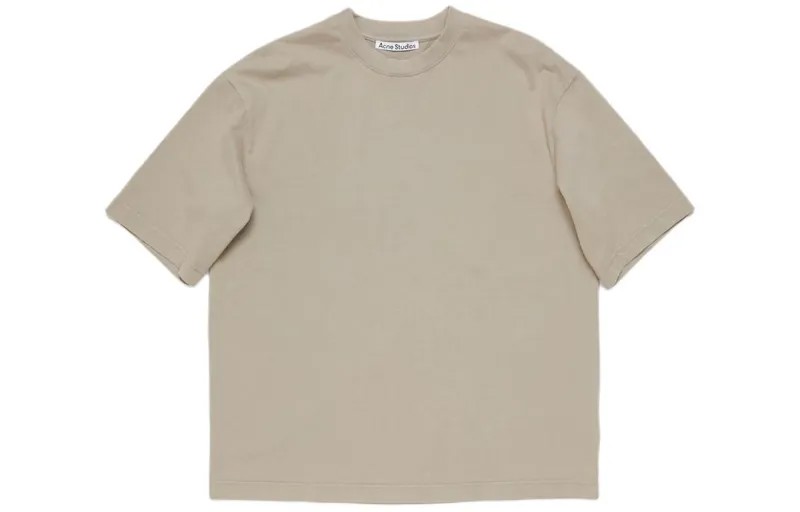 Футболка унисекс Concrete Ash Acne Studios, цвет Concrete ash