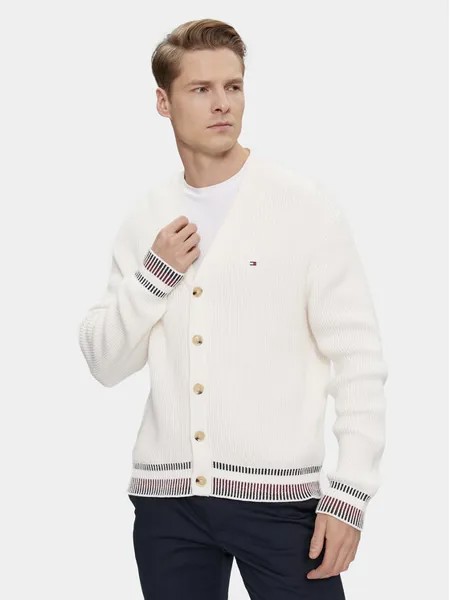 Кардиган свободного кроя Tommy Hilfiger, экрю
