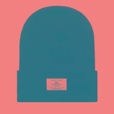 Шапка Alpha Industries Essential Beanie, цвет оливковый