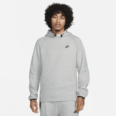 Худи Nike Sportswear Tech Fleece, цвет Dark Grey Heather/Black