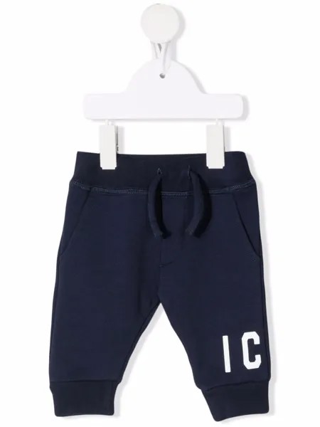 Dsquared2 Kids спортивные брюки с принтом Icon