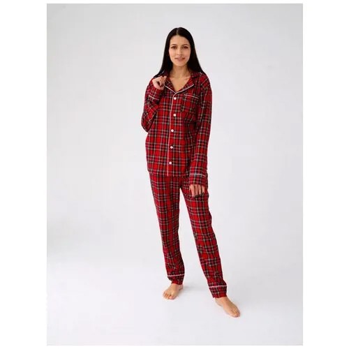 Пижама  Малиновые сны, размер 50, красный