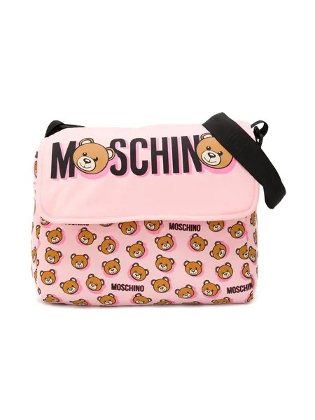 Moschino Kids пеленальная сумка Teddy Bear с логотипом