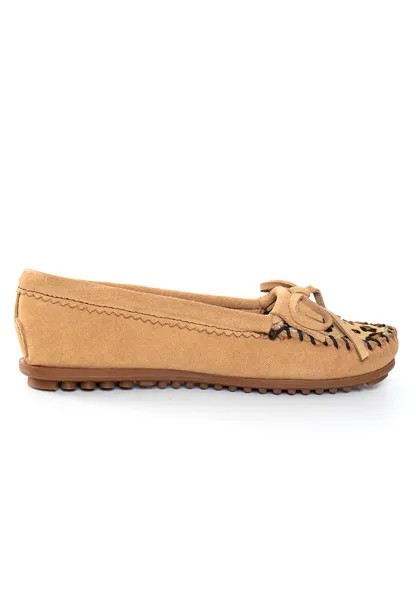 Мокасины LEOPARD KILTY Minnetonka, цвет tan leopard