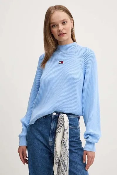 Хлопковый свитер Tommy Jeans, синий