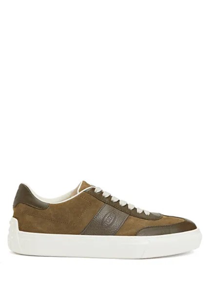 Мужские кожаные кроссовки Tod'S, зеленый