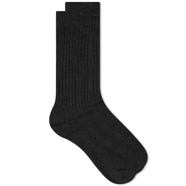Носки Snow Peak Recycled Cotton, черный