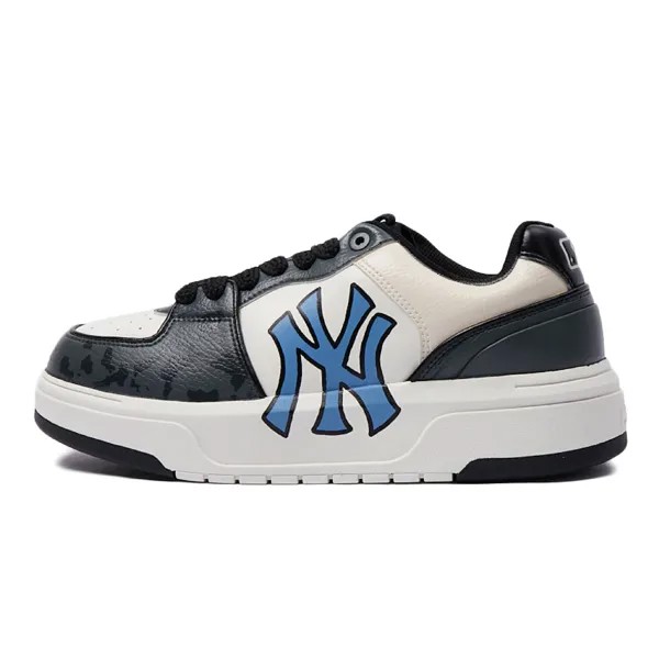 Кроссовки MLB Chunky Liner Skateboarding Shoes Unisex Low-top Black/blue/white, синий