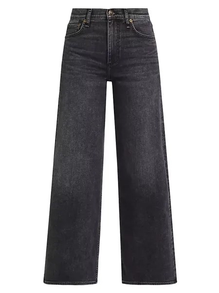 Укороченные джинсы Sofie с широкими штанинами Rag & Bone, цвет marlene