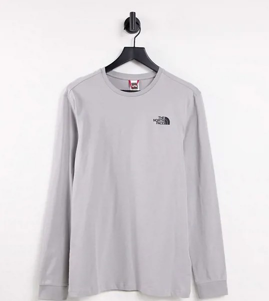Лонгслив серого цвета The North Face Simple Dome – эксклюзивно для ASOS-Серый