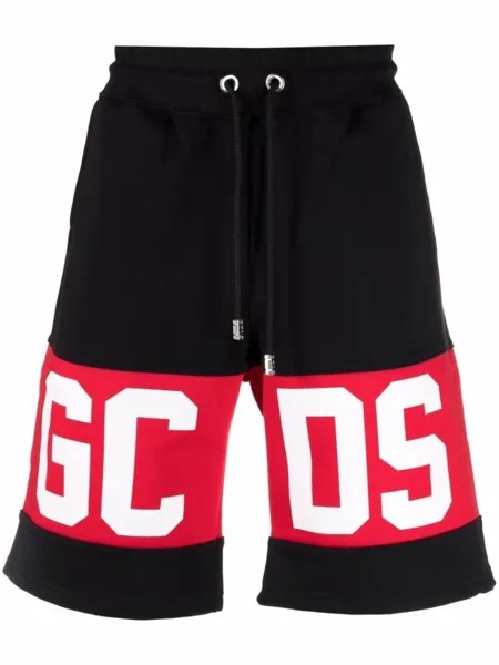 Gcds спортивные шорты с логотипом, черный