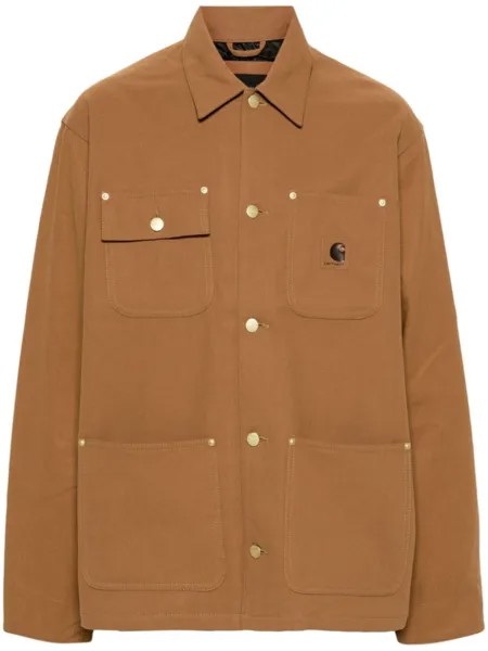 Carhartt WIP рубашка куртка Мичиган, коричневый