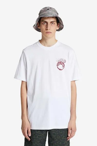 Хлопковая футболка с рисунком Bobby Eye Wood Wood, белый