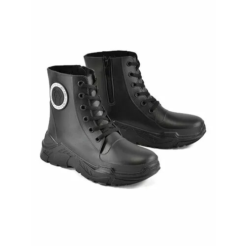 Ботинки челси Резиновые ботинки, размер 40, черный