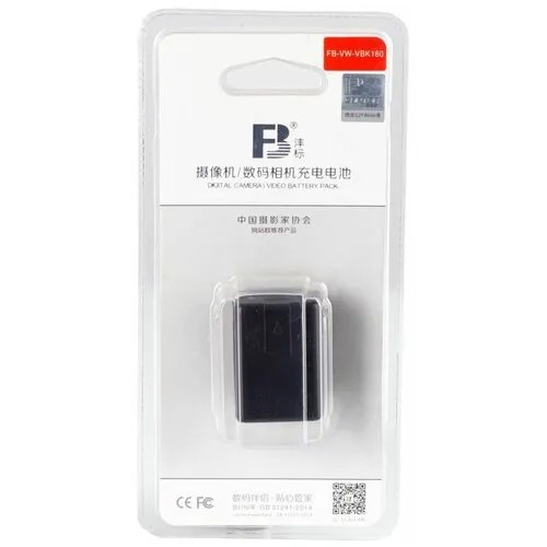 Аккумулятор FB VBK180 для Panasonic SD80 HS80 HS60 SD90 SD40