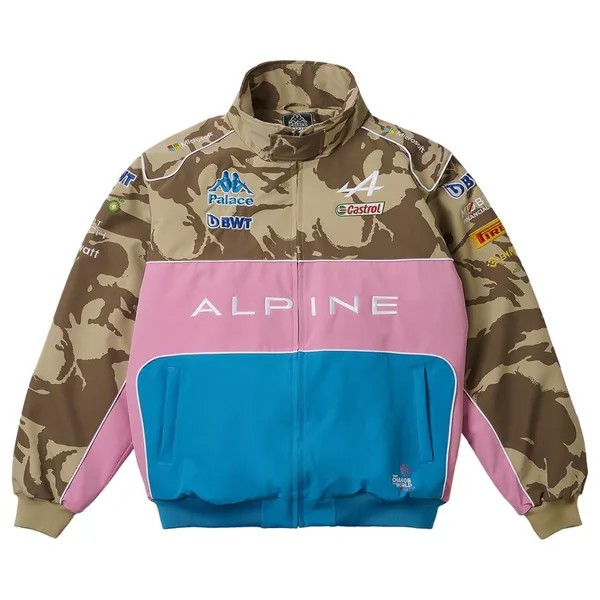 Куртка Palace x Kappa For Alpine Pit 'Desert Camo', загар