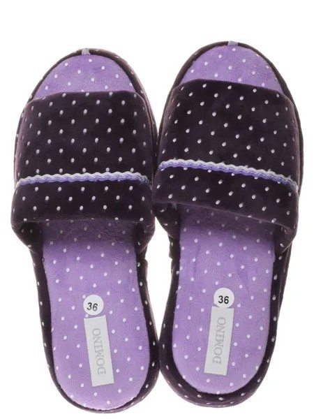 Тапочки Domino размер 40/41, цвет фиолетовый, артикул DLA-2022