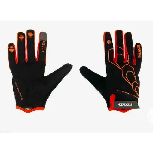 Перчатки TRIX, размер XXL, черный, оранжевый