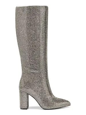Женские сапоги INC Silver Flex Gore со стразами Paiton и острым носком на блочном каблуке, размер 8 м