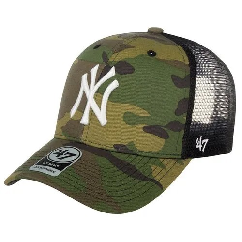 Бейсболка 47 BRAND арт. B-CBRAN17GWP New York Yankees MLB (камуфляж), размер UNI