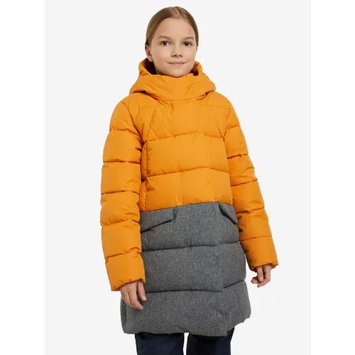 Куртка OUTVENTURE, размер 40, серый, оранжевый