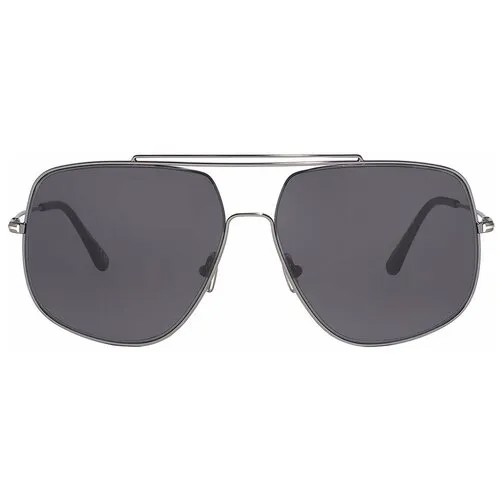 Солнцезащитные очки Tom Ford Tom Ford 927 12A Liam, серебряный