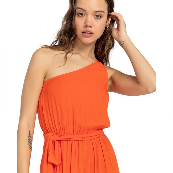 Платье Billabong Too Funky Sleveless Long, оранжевый
