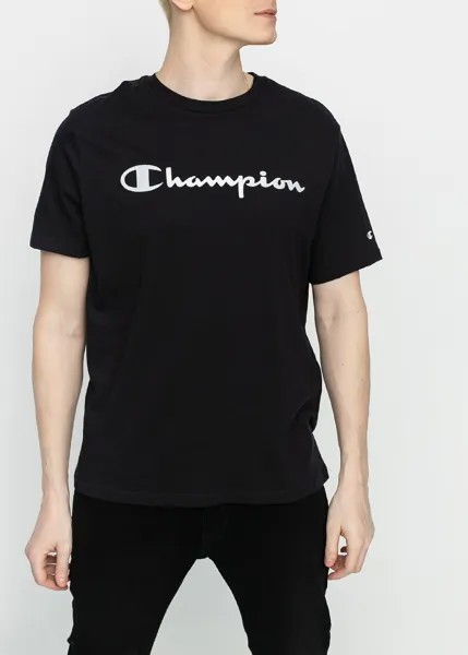 Футболка мужская Champion Legacy American Classics Crewneck T-Shirt черная M