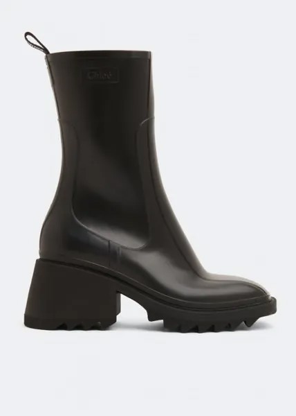 Ботинки CHLOÉ Betty rain boots, черный