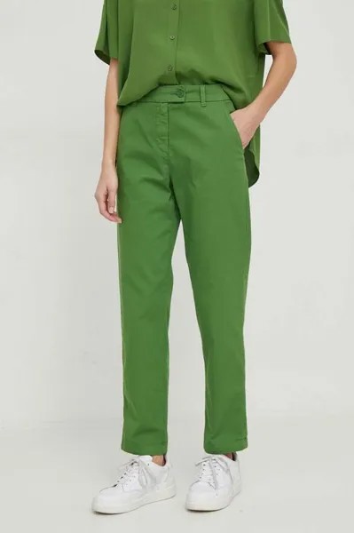 Брюки United Colors of Benetton, зеленый