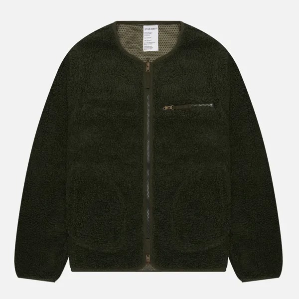 Мужская толстовка Stan Ray Fleece Layer Cardigan оливковый, Размер XL