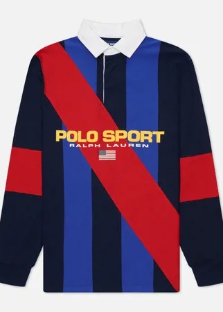 Мужской лонгслив Polo Ralph Lauren Polo Sport Classic Fit Rugby, цвет красный, размер S