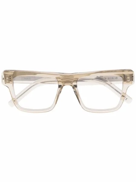 Saint Laurent Eyewear очки в прозрачной квадратной оправе