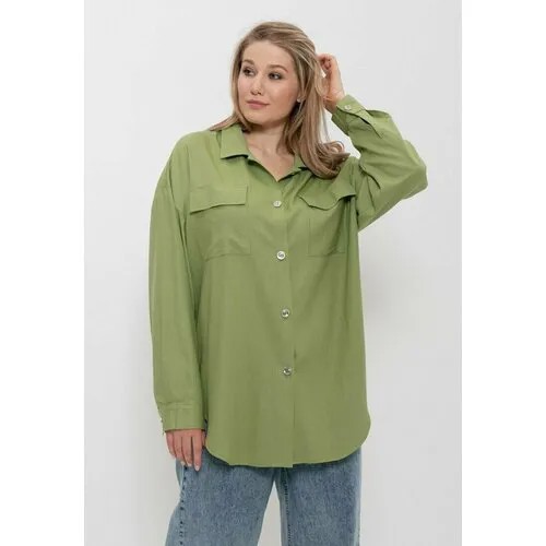 Рубашка CLEO, размер 52, зеленый