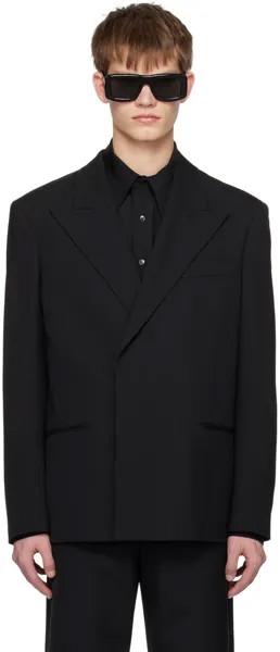 Черный двубортный пиджак Acne Studios