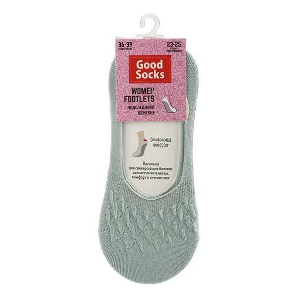 Следки женские Good Socks зеленые 36-39