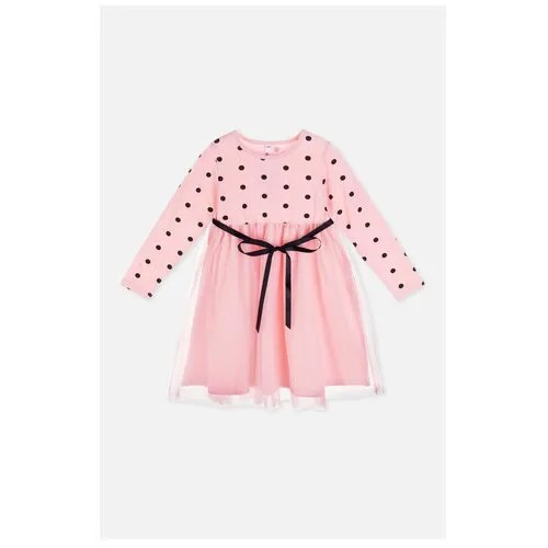Платье playToday, размер 110, розовый
