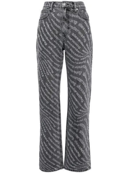 Джинсы EZ с логотипом Alexander Wang, серый