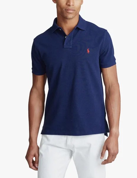 Рубашка поло узкого кроя на заказ Ralph Lauren, цвет Aviator Navy